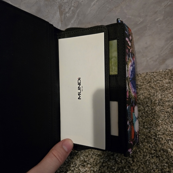 Mundi Black and Multicolor Butterfly Clutch - Picture 10 of 10